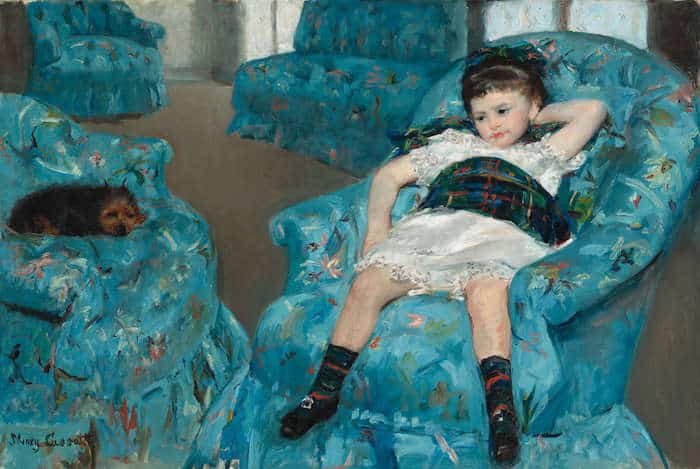 The Girl in the Blue Armchair, Mary Cassatt