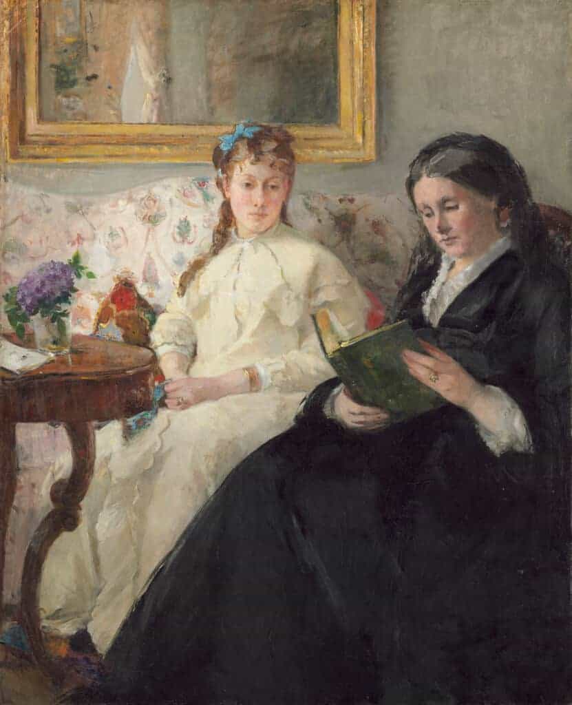 The mother and sister, Berthe Morisot