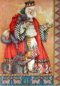 Father Christmas With Cats, by Anne Yvonne Gilbert