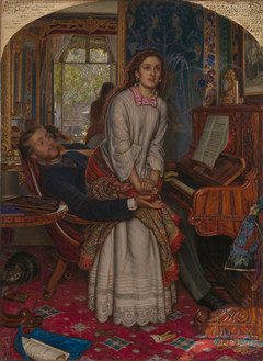 The Awakening Conscience by William Holman Hunt (1853)