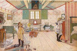 Mamma's and the Small Girls Room by Carl Larsson