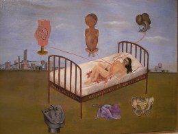 Henry Ford Hospital or the Flying Bed by Frida Kahlo (1932)