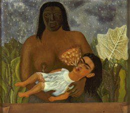 My Nurse and I or Me Suckling by Frida Kahlo (1937)