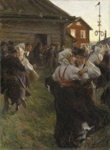 MIdsommar Dans by Anders Zorn