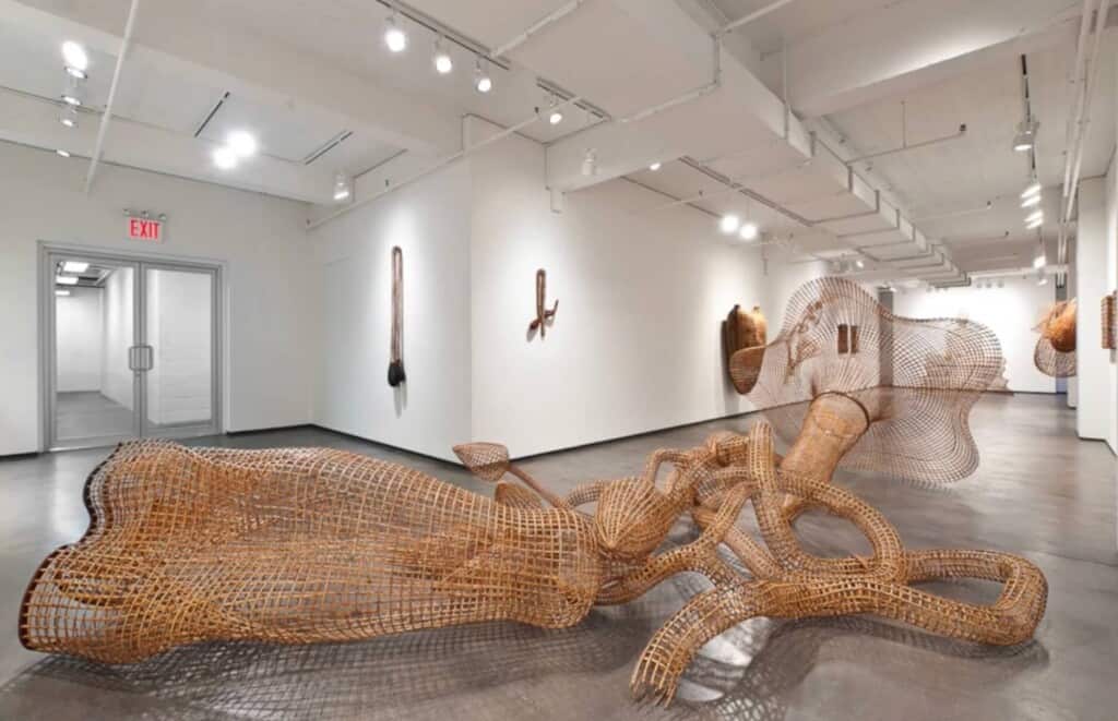 Morning Glory by Sopheap Pich - Shows how large his sculptures are.