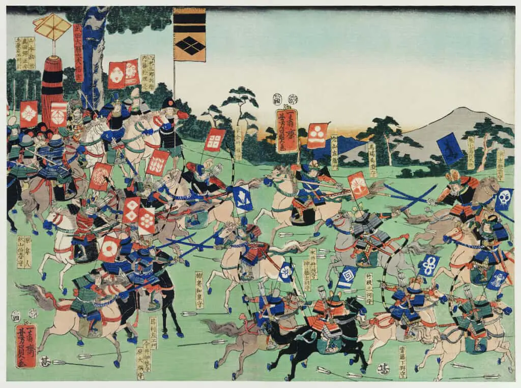 Kawanakajima no Kassen by Utagawa Kuniyoshi (1798-1861)