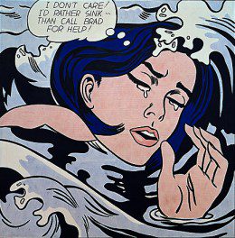 Drowning Girl by Roy Lichtenstein (1963)