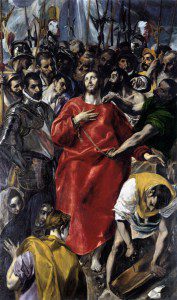The Disrobing of Christ by El Greco (1577)