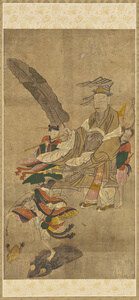 Two Chinese Daoist Immortals, Zhongli Quan Jongni Gwon and Liu Hai Yu Hae by Anonymous (China)