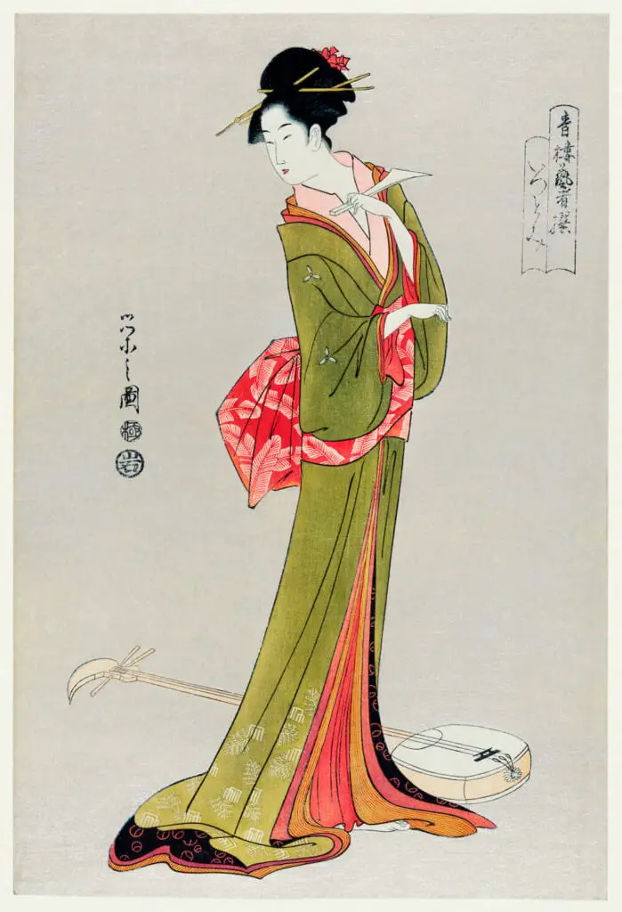 Itsutomi by Eishi Hosoda (1756-1829)