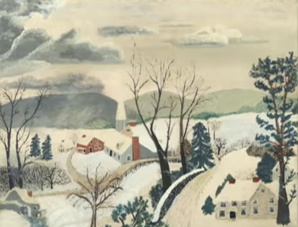 Typical Style of Painting by Grandma Moses