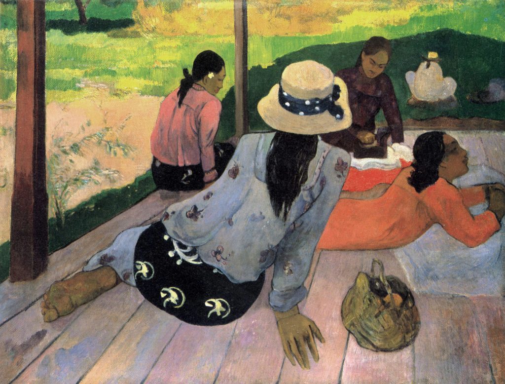 The Siesta (1892) by Paul Gauguin
