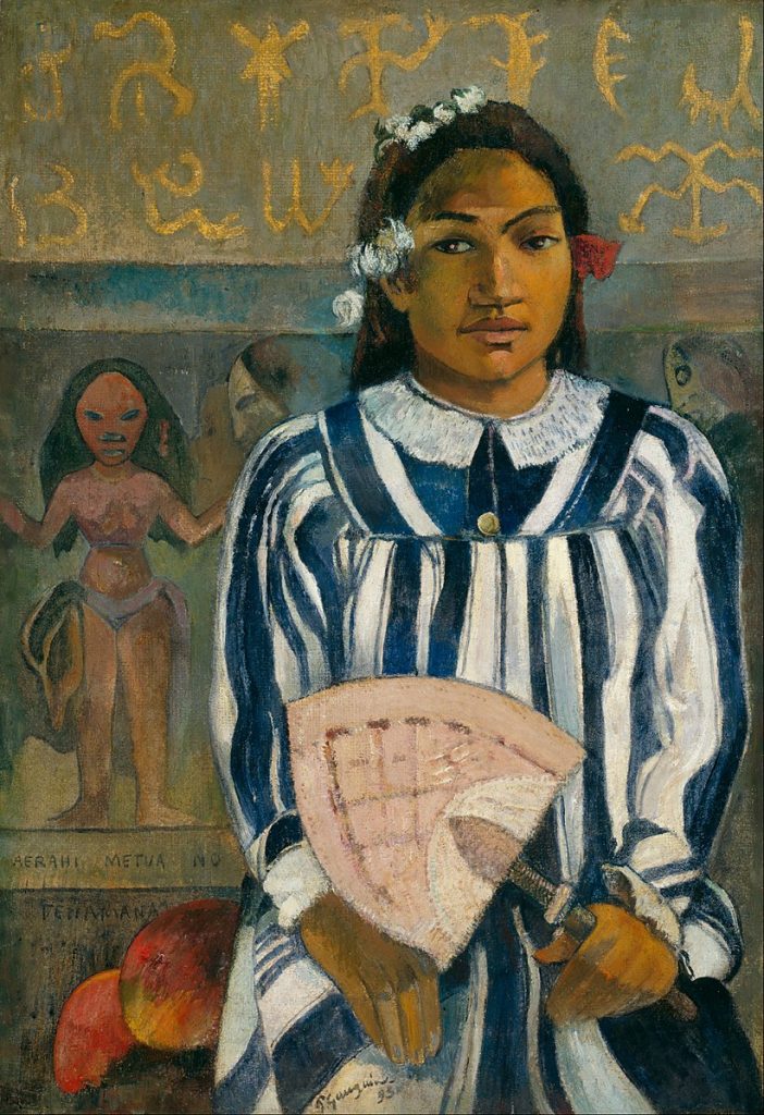 Merahi metua no Tehamana (1893) Tehaʼamana Has Many Parents or The Ancestors of Tehamana by Paul Gauguins
