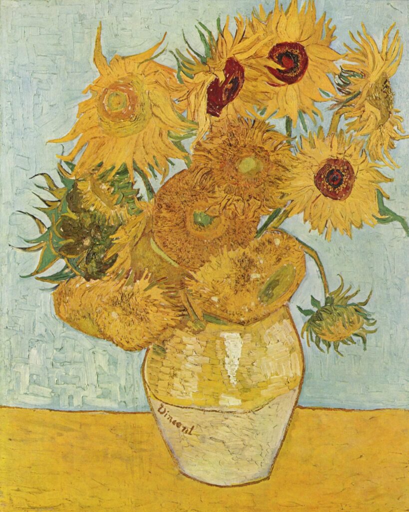 Sunflowers (1889) by Vincent Van Gogh