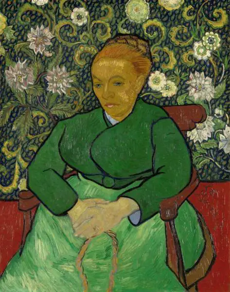 La Berceuse (Portrait of Madame Roulin (1888-1889) by Vincent Van Gogh