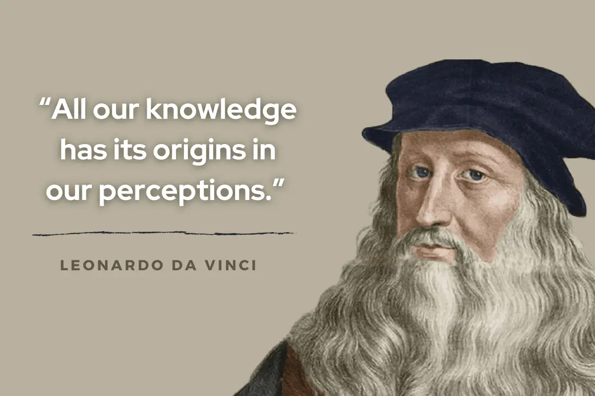 50 + Inspirational Leonardo da Vinci Quotes | Anita Louise Art