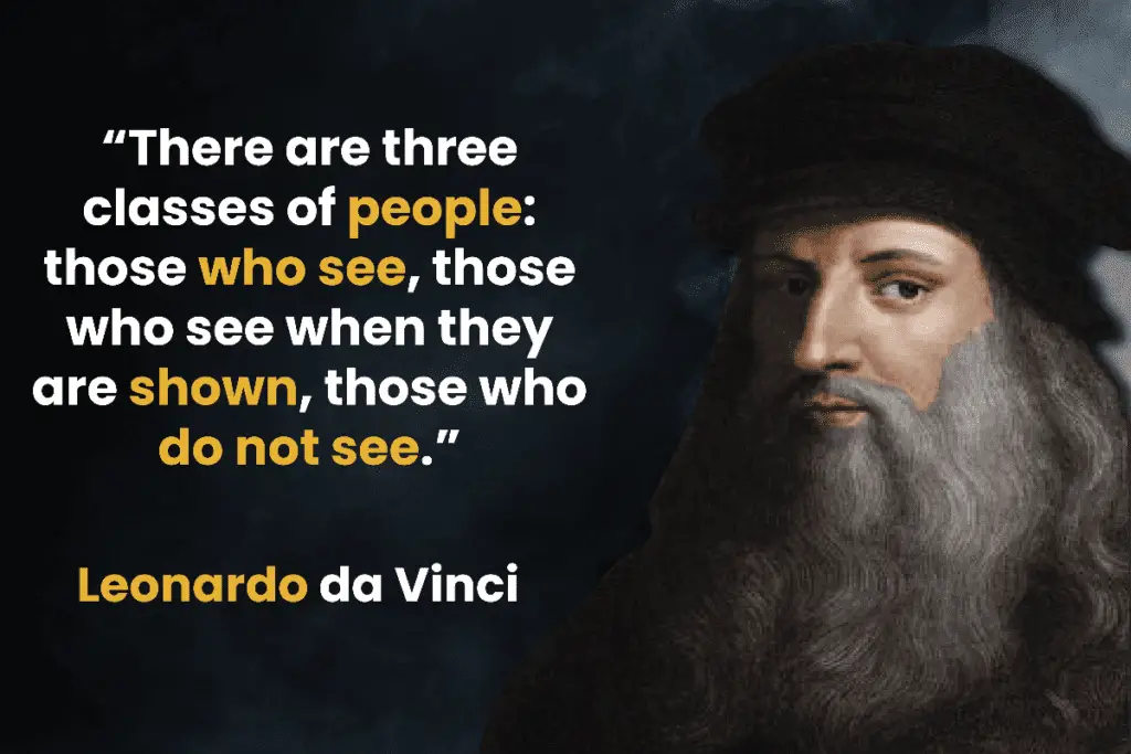 Quotes of Leonardo da Vinci