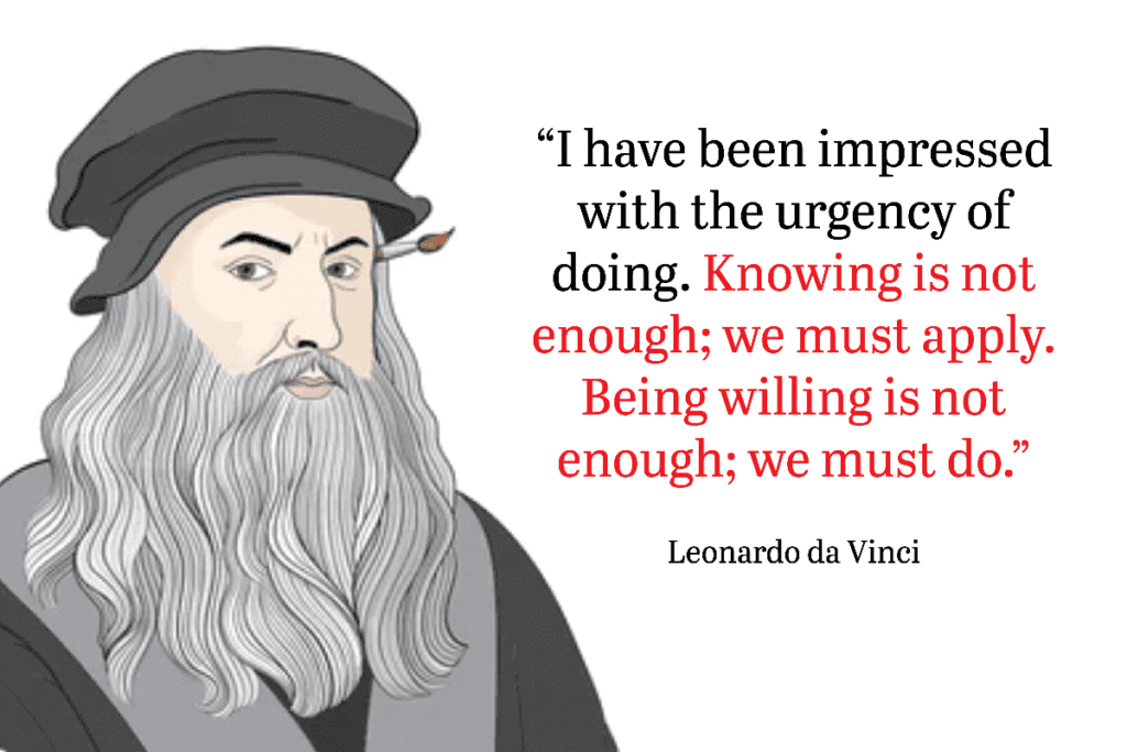 Quotes of Leonardo da Vinci