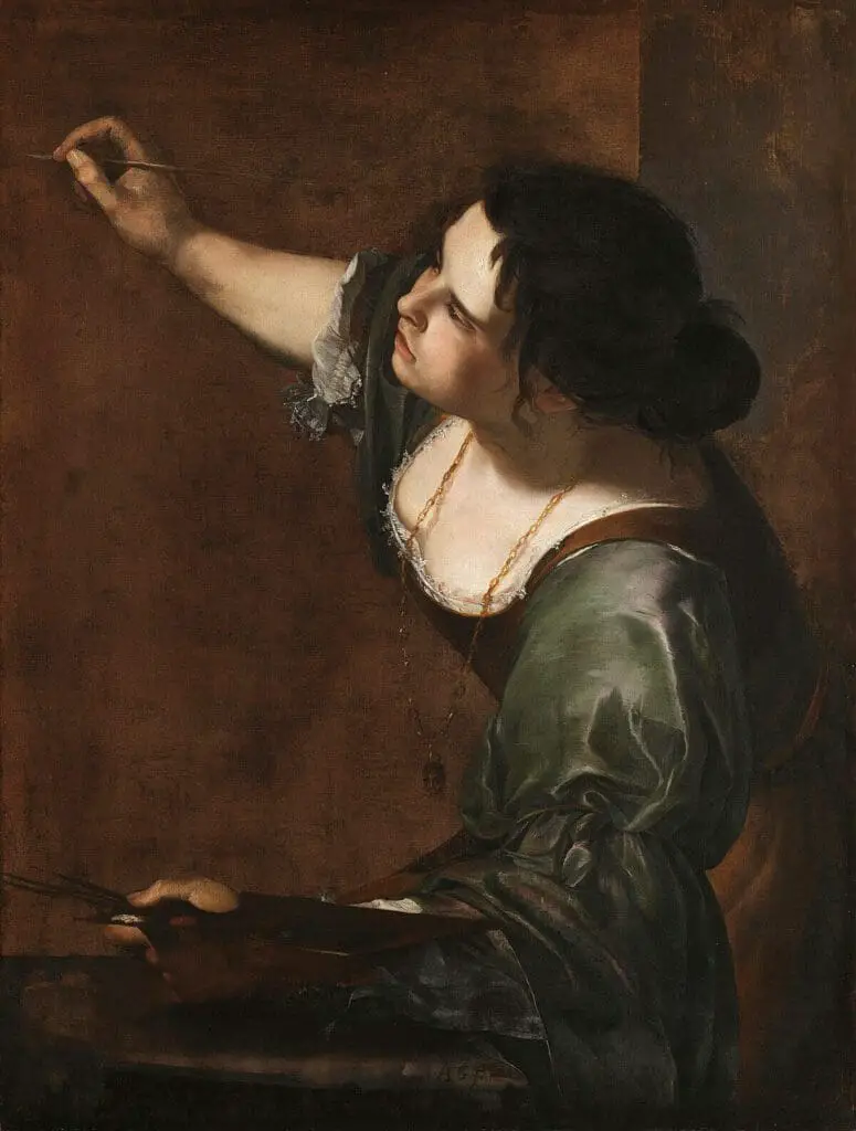 Self-Portrait As The Allegory Of Painting (1638, 1639) By Artemisia Gentileschi