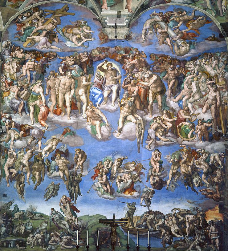 The Last Judgment (1536-1541) By Michelangelo