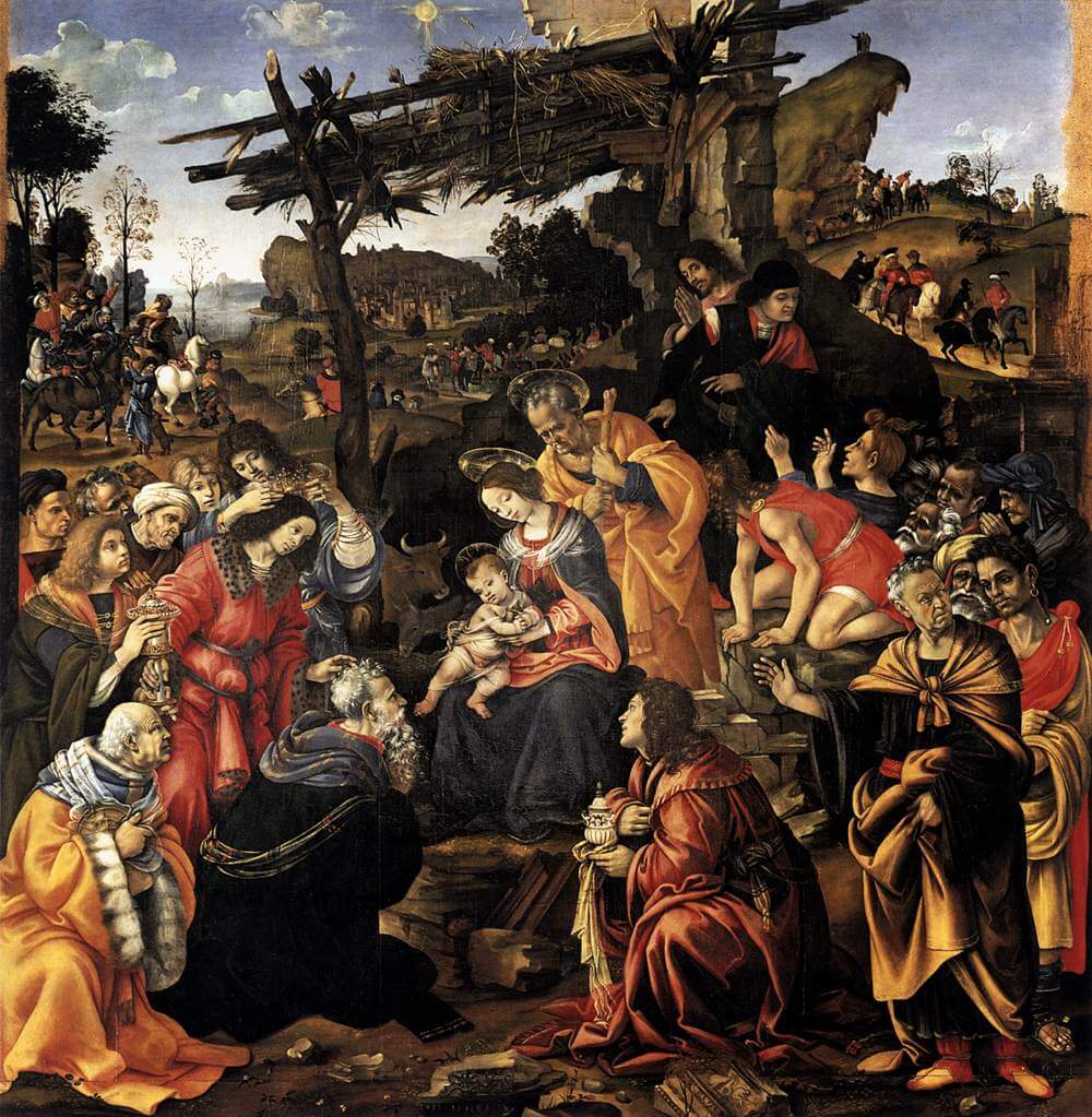 Adoration of Magi (1496)