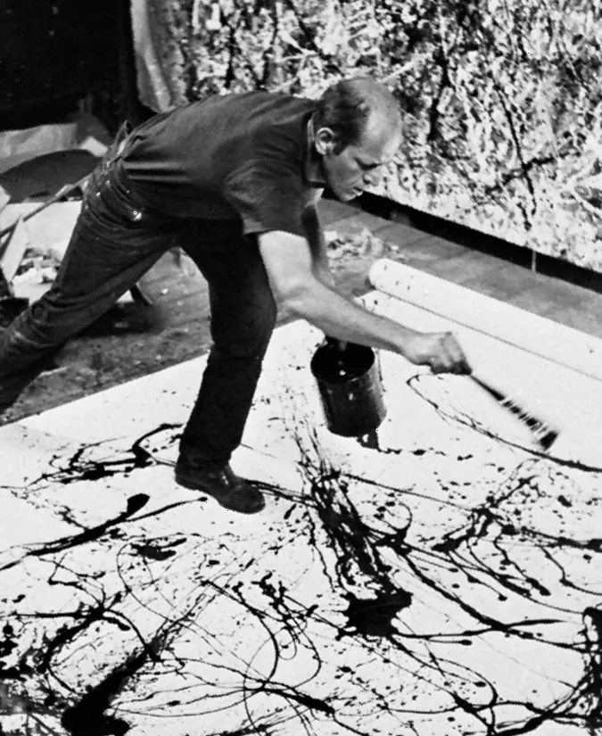 Jackson Pollock Drip Painting