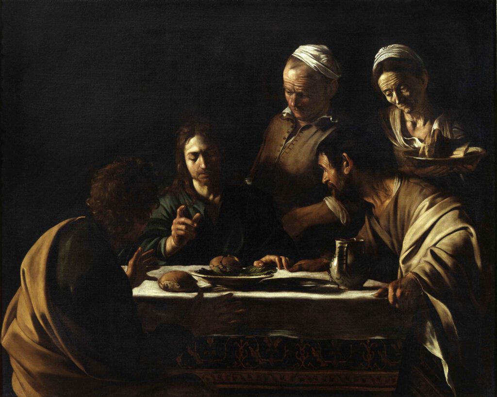 Supper at Emmaus (1601) By Caravaggio