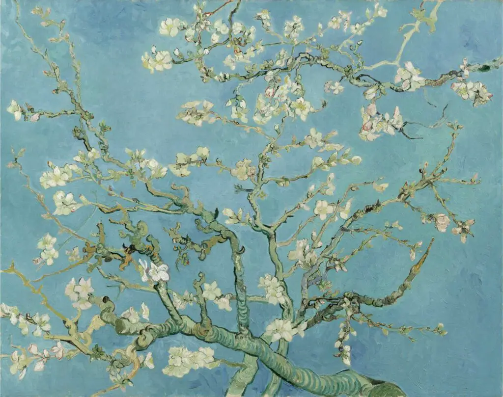 Almond Blossoms, (1888-1890) Painting by Vincent van Gogh