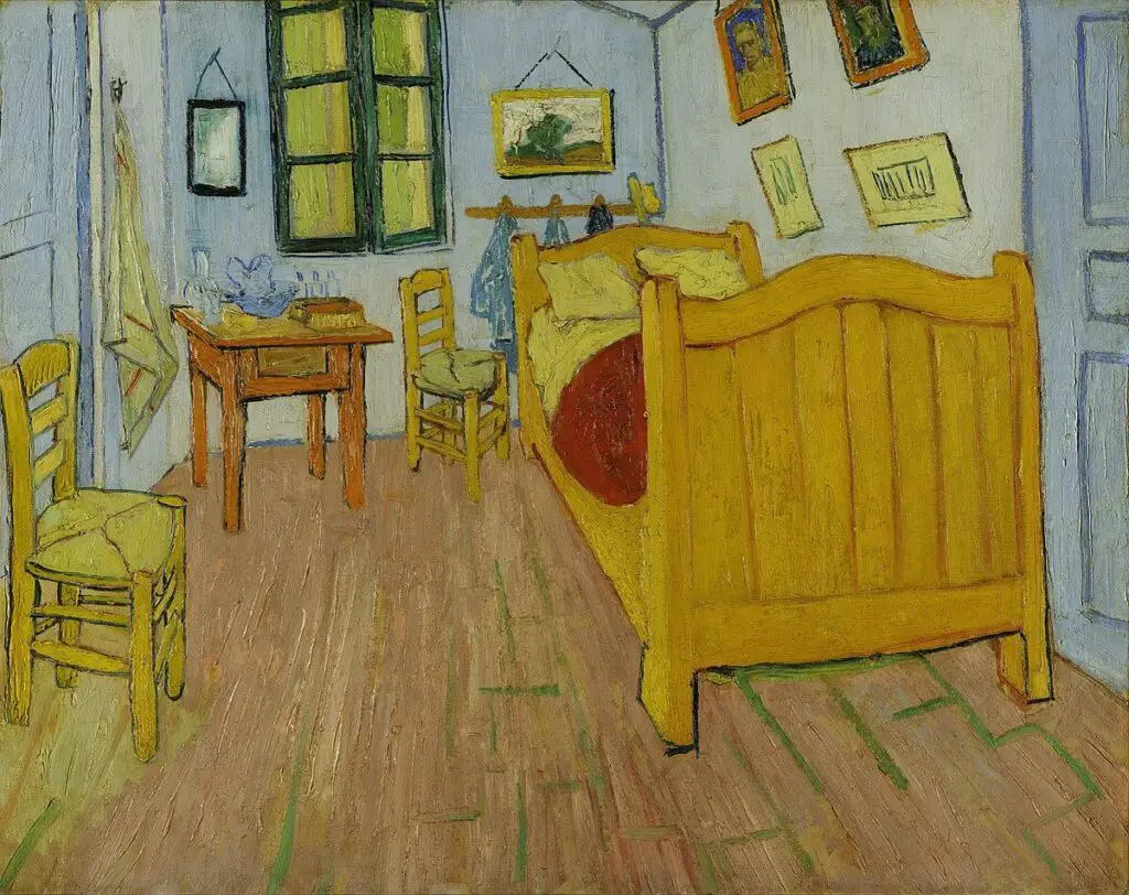 The Bedroom, 1888 By Vincent Van Gogh At The Amsterdam, Holland