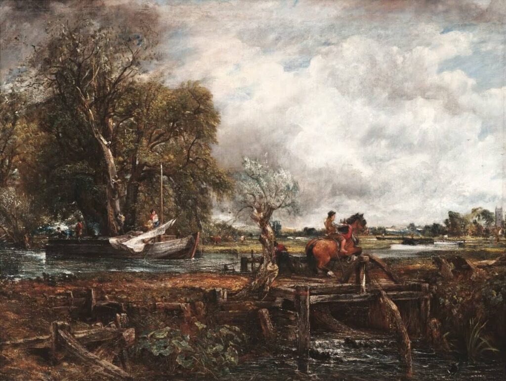 Leaping Horses, 1825 By John Constable