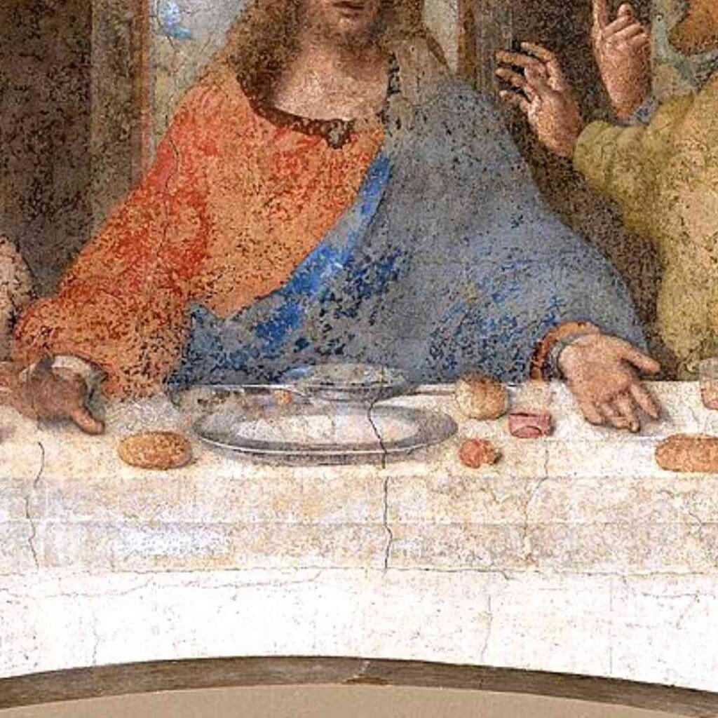 Bread In The Last Supper Painting
