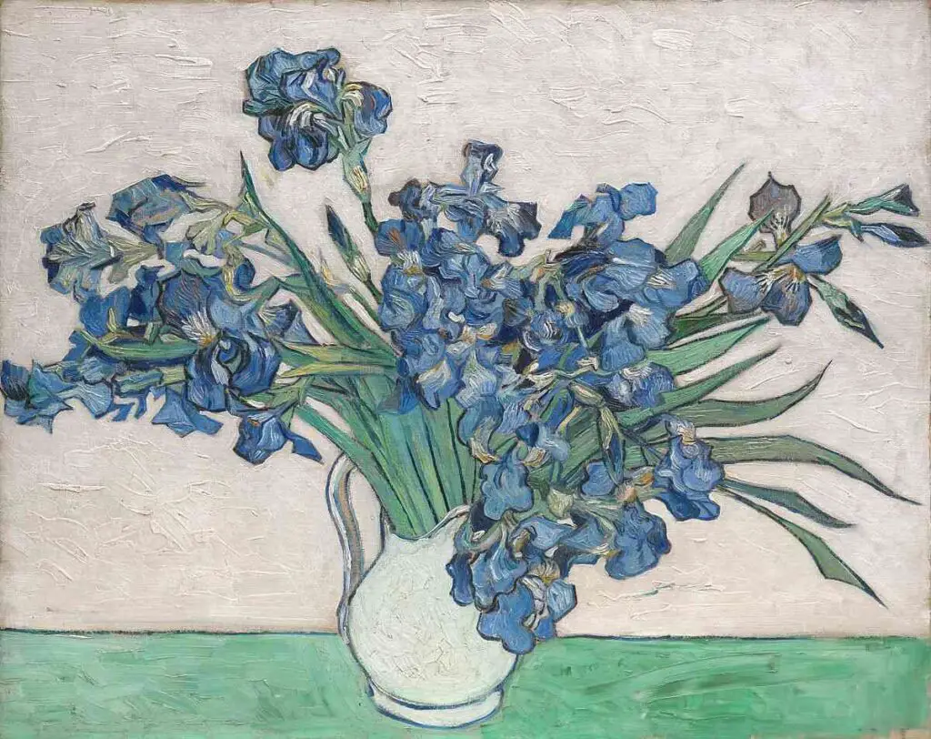 Irises, 1890 Painting By Vincent Van Gogh