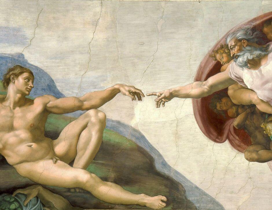The Creation of Adam,1512 By Michelangelo Buonarroti