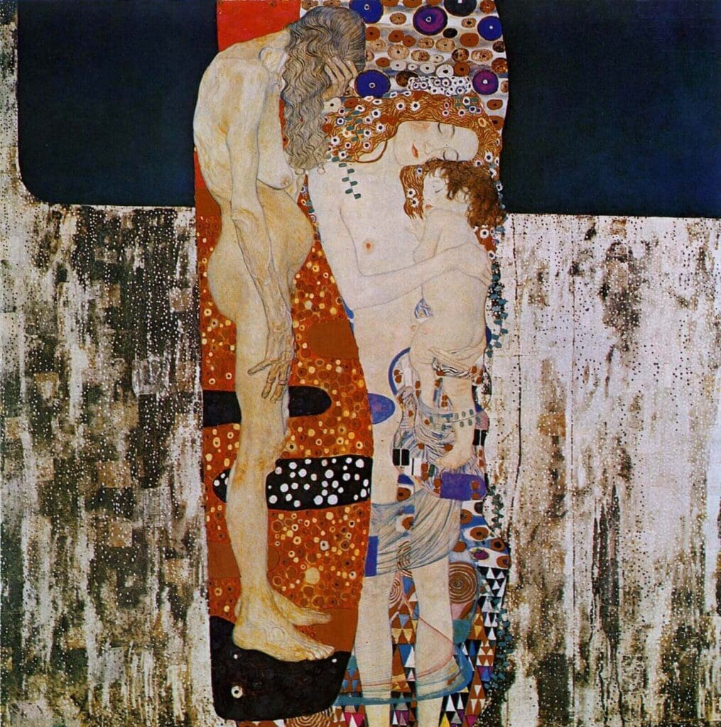 The Three Ages of Woman (1905) By Gustav Klimt