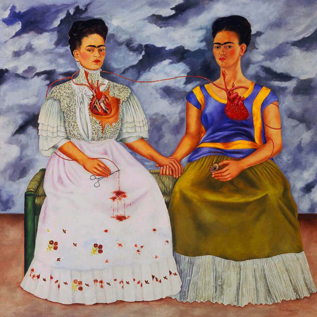 The Two Fridas, 1939 By Frida Kahlo