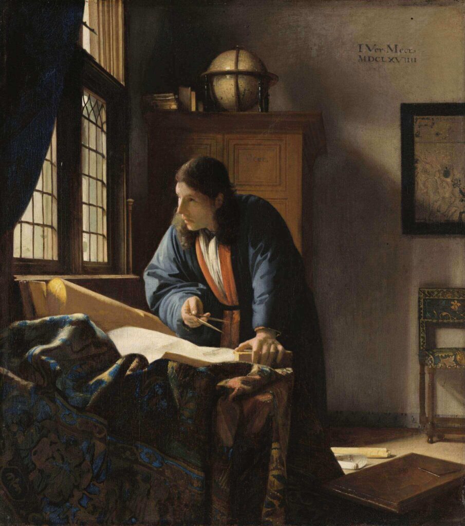 The Geographer (c. 1668-1669) by Johannes Vermeer