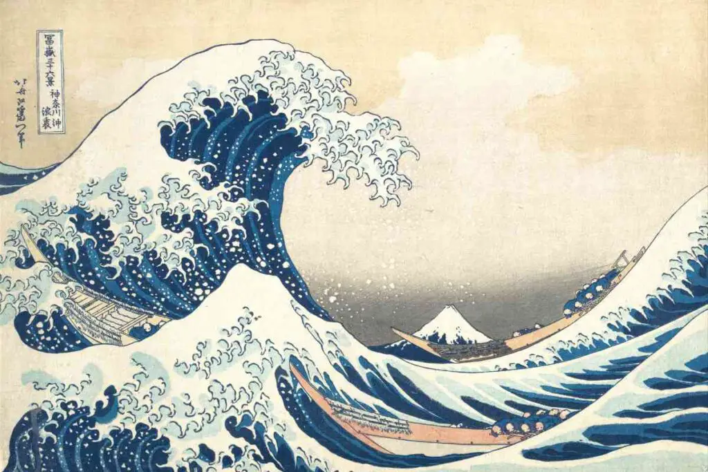 The Great Wave off Kanagawa By Katsushika Hokusai (1830-1833)