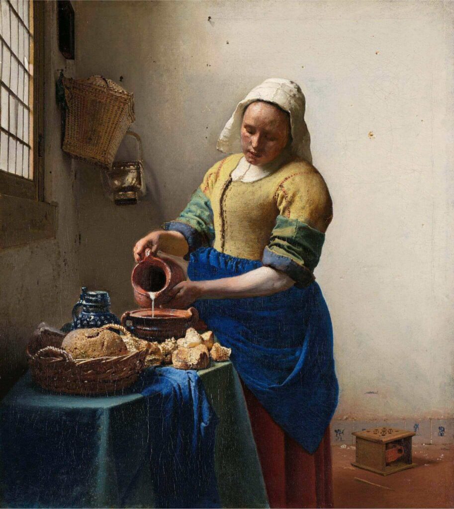 The Milkmaid (c. 1657-1661) by Johannes Vermeer