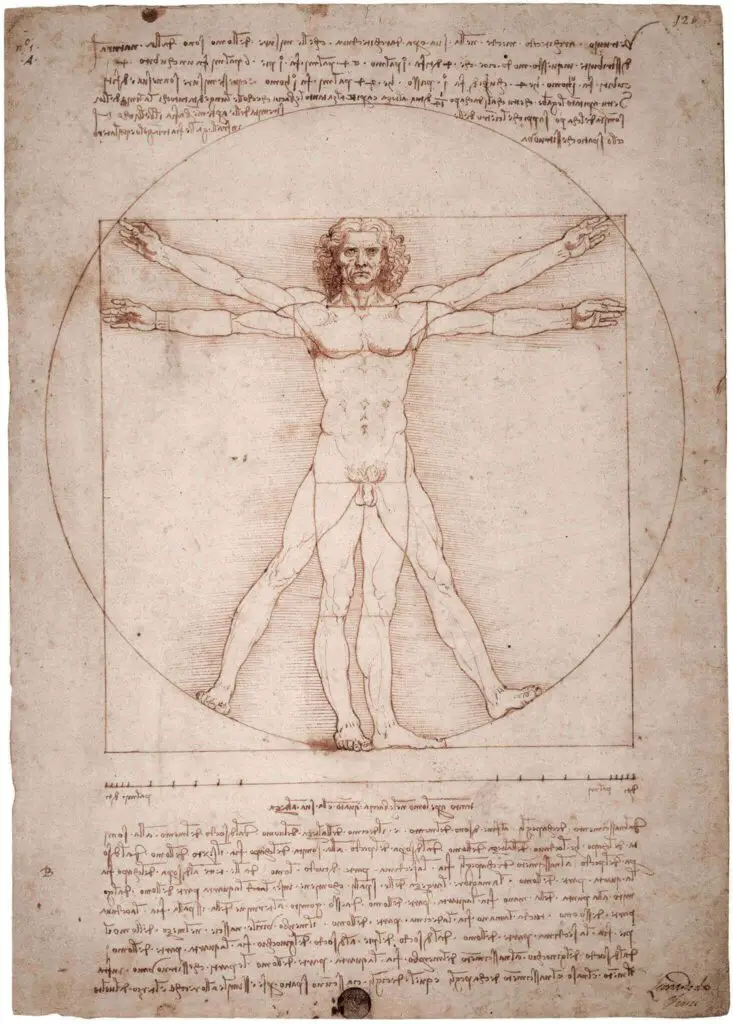 Vitruvian Man (c. 1490)