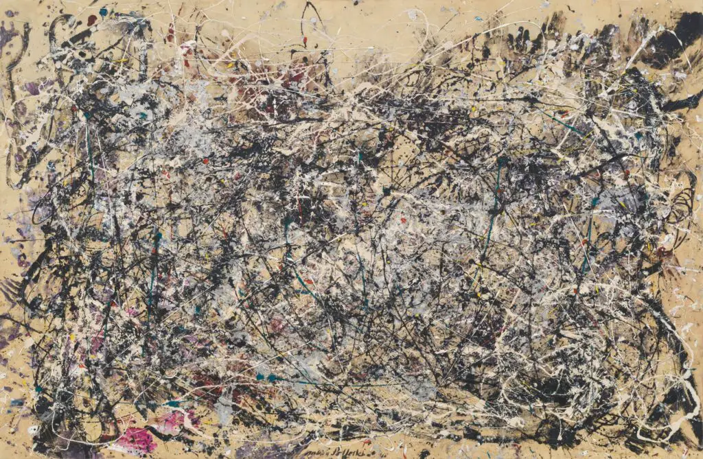 "Number 1A, 1948" by Jackson Pollock (1948)