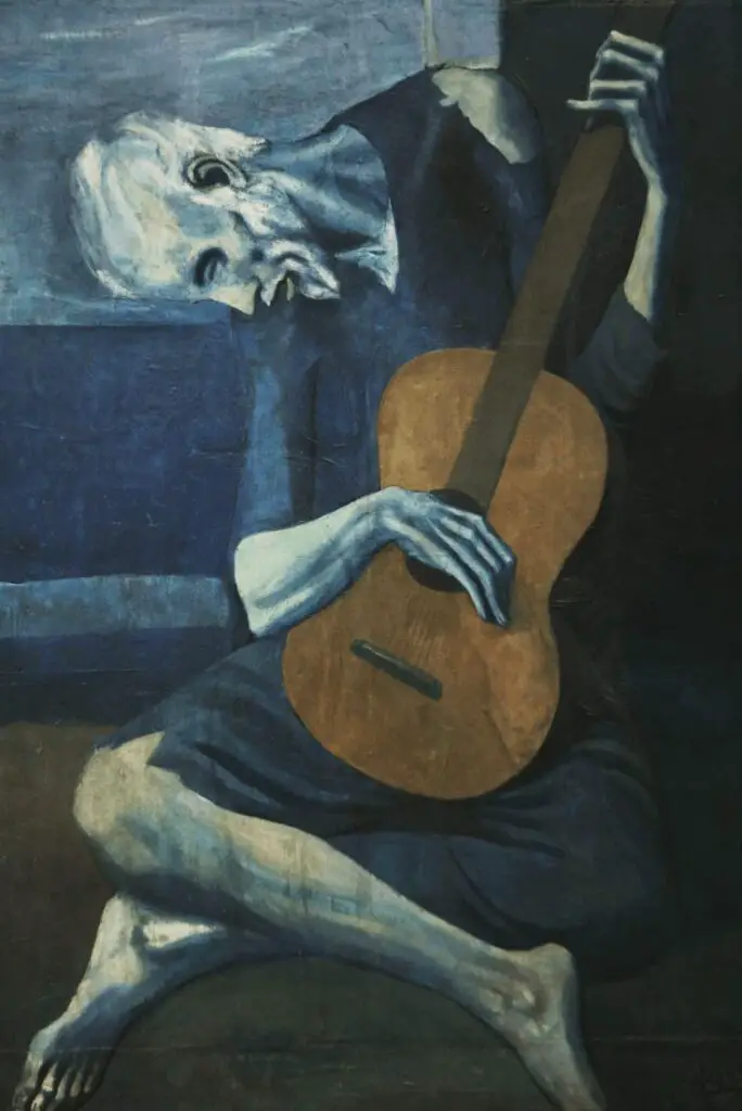 The Old Guitarist By Pablo Picasso