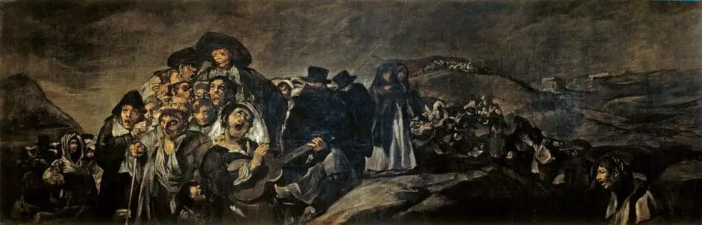 A Pilgrimage to San Isidro, 1819 - 1823, By Francisco Goya