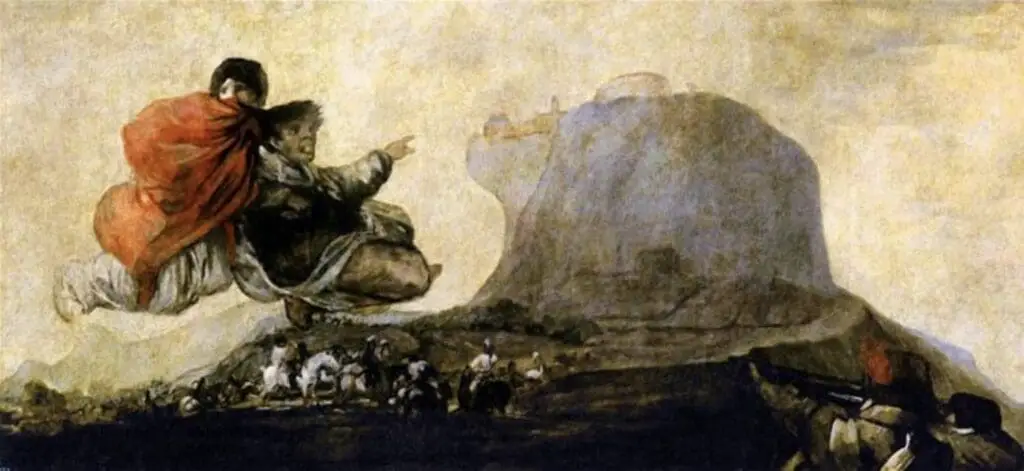 Asmodea, 1819 - 1823, By Francisco Goya 