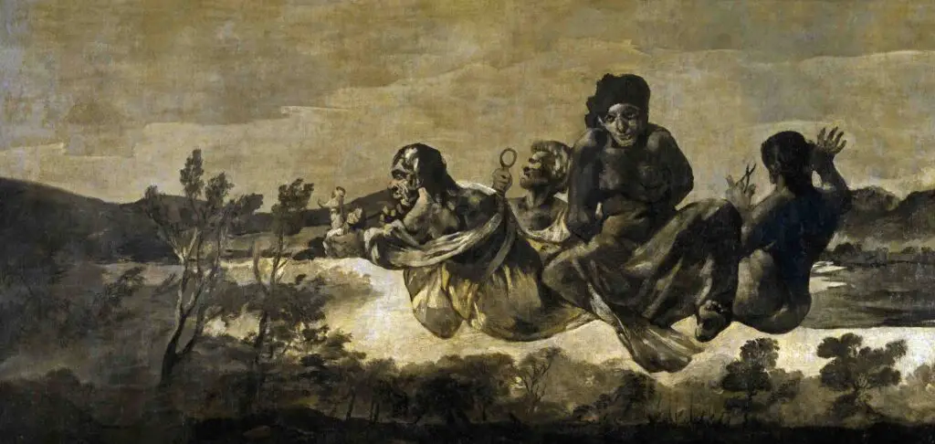 Atropos (The Fates), 1819 - 1823 by Francisco Goya 