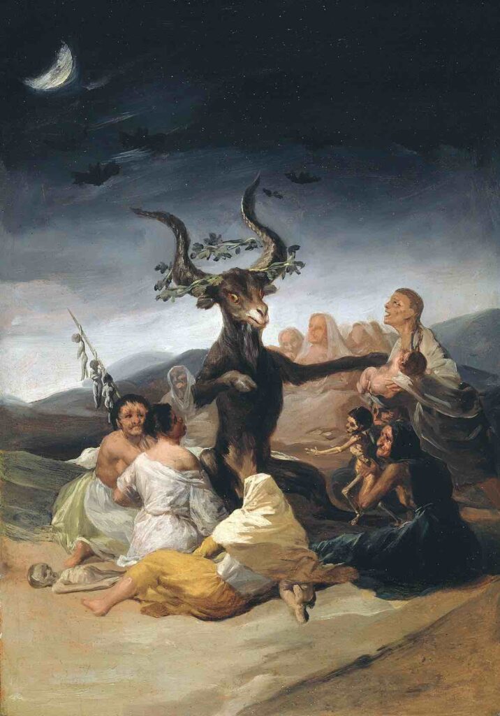 Witches’ Sabbath, 1797–1798, By Francisco Goya