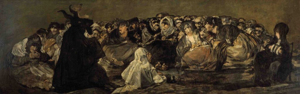 Witches Sabbath The Great He Goat (1789) By Francisco Goya