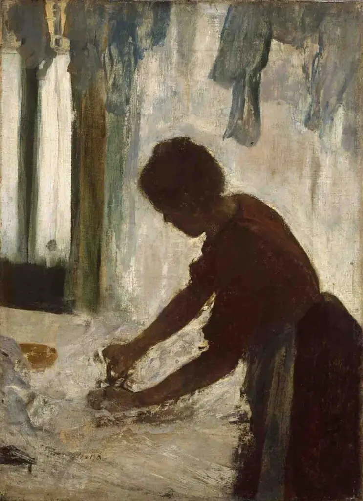 A Woman Ironing (1873) By Edgar Degas