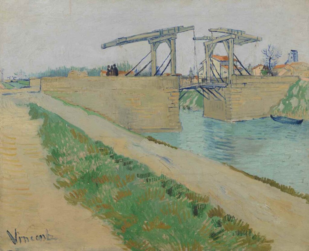 Another Piece of The Langlois Bridge Painting By Vincent van Gogh