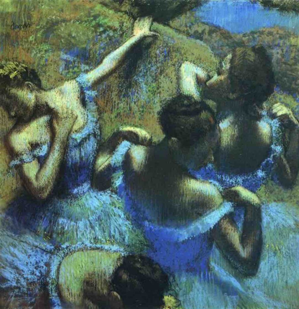 Blue Dancers (1899) By Edgar Degas