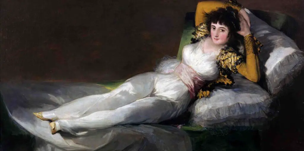 La maja vestida (The Clothed Maja) 1800–1805 By Francisco Goya